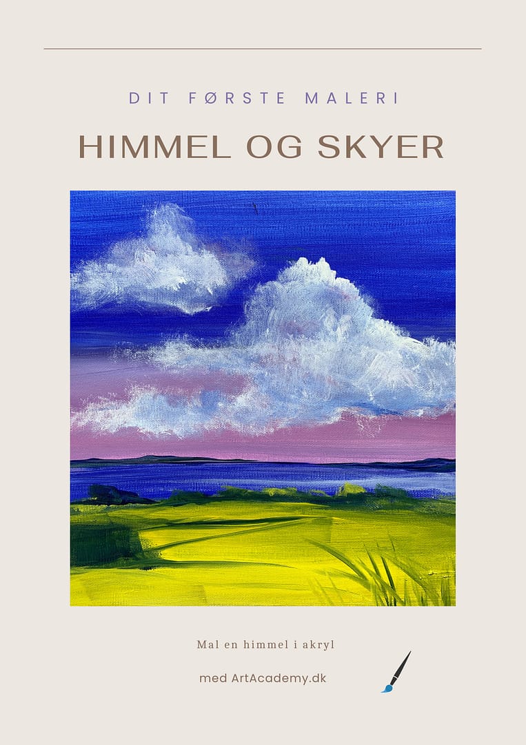 Dit første maleri - Himmel og skyer - Image 2